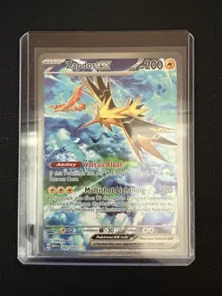 Zapdos ex #202/165 - 2023 Pokemon SV Mew EN 151 - NM+ !! - Image 2
