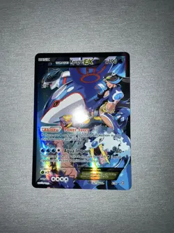 Pokemon tcg Team Aqua's Kyogre EX 6/34 Double Crisis secret rare pack fresh - Image 1