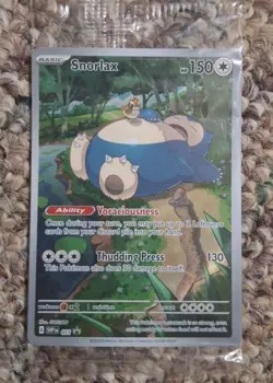 Pokemon TCG Snorlax SVP 051 Illustration Rare 151 Promo Sealed - Image 1