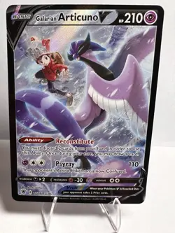 Pokemon Astral Radiance TG16/TG30 Galarian Articuno V Alternate Art NM - Image 1