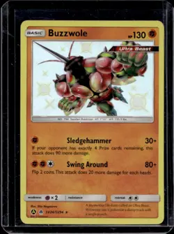 2019 Pokemon SM Hidden Fates Buzzwole #SV24/SV94 - Image 1