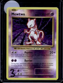 2016 Pokemon XY Evolutions Mewtwo Reverse Holo #51/108 - Image 1