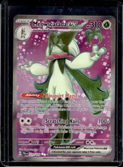 2023 Pokemon SV Paldea Evolved Meowscarada ex Ultra Rare #231/193 - Image 1