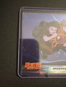 1999 Topps Pokemon Mewtwo Strikes Back #17 Underwater Adventure Foil Blue Label - Image 2