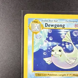 Pokemon Dewgong Base Set Shadowless 25/102 Uncommon Regular 80 HP Stage 1 1999 - Image 5