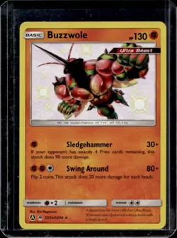 2019 Pokemon SM Hidden Fates Buzzwole #SV24/SV94 - Image 1