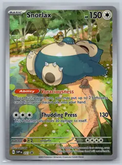 Snorlax 051 Holo Promo Scarlet & Violet Promo Pokemon Holo Near Mint - Image 1