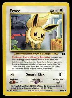 2001 Neo - Discovery Eevee Basic/Uncommon #38 - Image 1
