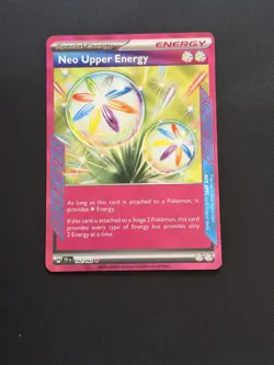 Pokemon TCG Neo Upper Energy 162/162 SV05 ACE SPEC Rare Holo Special Energy - Image 1
