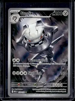 2025 Pokemon Mega Evolution Steelix Illustration Rare #150/132 - Image 1