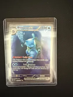 Blastoise EX #200/165 - 2023 Pokemon SV 151 Special Illustration Rare - NM+ - Image 2