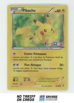 2016 Pokemon XY Generations Toys R Us Holo FR Pikachu #26/83 - Image 1