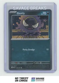 2026 Pokemon Mega Evolutions : Ascended Heroes Gastly #123/217 - Image 1