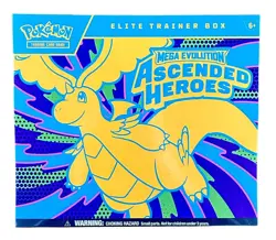 Pokemon Mega Evolution Ascended Heroes Elite Trainer Box #HG - Image 1