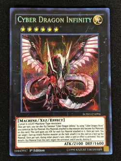 Yugioh Cyber Dragon Infinity BOSH-EN094 1st Secret (NM) - Image 1