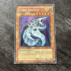 YuGiOh! CT03-EN002 Cyber Dragon Limited Edition Secret Rare LP - Image 1
