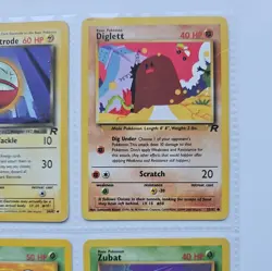 WOTC Pokemon TCG - Team Rocket - 6 Card Lot - Image 3