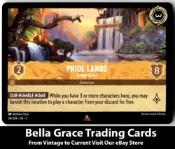 Disney Lorcana Shimmering Skies Pride Lands #34/204 Rare - Image 1