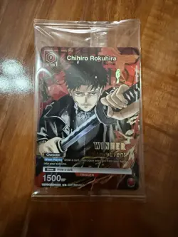 Union Arena: KAGURABACHI - Chihiro Rokuhira Release Event WINNER (SEALED) - Image 1