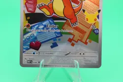 Pokemon Charmander Promo Holo Stamped Card MEP 038 2026 80 HP Fire Saboteri - Image 3