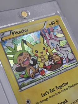 Pikachu - Promo Holo XY Set Black Star XY95 Pokemon TCG Card Rare MP - Image 3