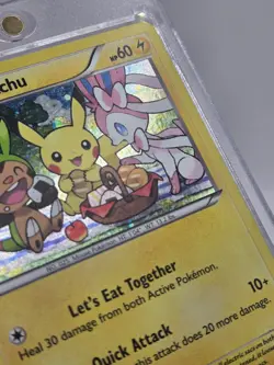 Pikachu - Promo Holo XY Set Black Star XY95 Pokemon TCG Card Rare MP - Image 4