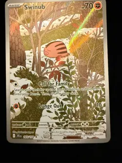 Pokemon Swinub 165/159 Silver Tempest Trainer Gallery TCG Card - Image 1