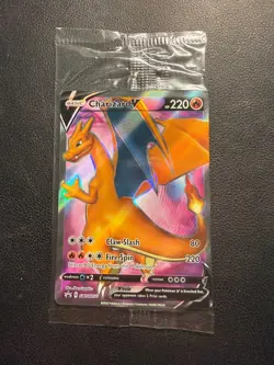 Charizard V SWSH050 SWSH: Sword & Shield Promo Cards Holo Sealed NM - Image 1