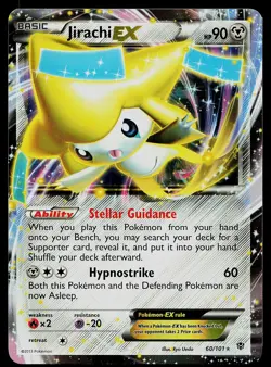 Pokemon Card - Jirachi EX Plasma Blast 60/101 Holo Rare EX 2013 - Image 1