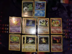 Pokemon 12 Card Lot Of ALL 1st EDITIONS Base Set - Image 1