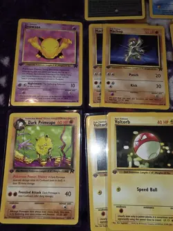 Pokemon 12 Card Lot Of ALL 1st EDITIONS Base Set - Image 2
