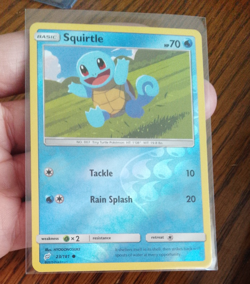 Squirtle 23/181 Reverse Holo Sun & Moon Team Up Set Pokemon Card 2019 LP - Image 3