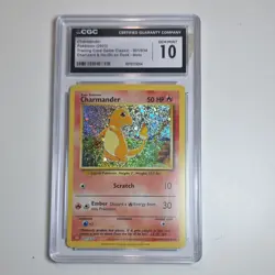 CGC 10 Charmander 001/034 2023 Trading Card Game Classic Holo Pokemon TCG - Image 1