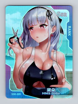 Senpai Goddess Haven 3 - SSR-005 HMS Dido - Goddess Story Sexy Anime Waifu Card - Image 1