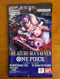 Lot of 10 - The Azure Sea's Seven Booster Pack One Piece Card Game English OP14 - Image 2