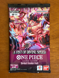 Lot of 10 Packs - One Piece Card Game A Fist Of Divine Speed Booster Pack OP-11 - Image 2