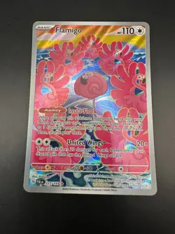 Pokemon Card Flamigo 227/193 Paldea Evolved Illustration Rare - Image 1