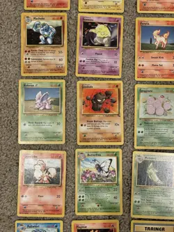 Vintage Pokemon Card Lot Base Set Jungle Fossil Team Rocket 42 Cards TCG WOTC - Image 5