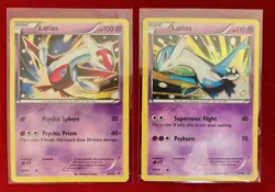 Pokemon TCG Card Lot of 2 Latias #30/30 & Latios XY65 Promo Pokemon Cards TCG MP - Image 1