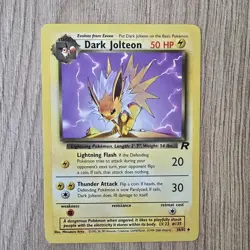 Dark Jolteon Vintage Team Rocket 38/82 Pokemon TCG - Image 1