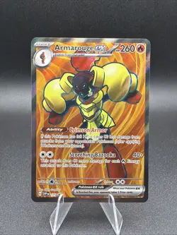 Armarouge ex 218/182 Paradox Rift Full Art Ultra Rare Holo Pokemon TCG Card NM - Image 1