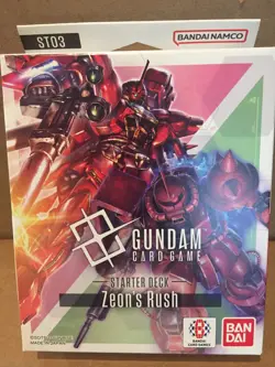 Gundam Card Game TCG Zeon's Rush Starter Deck ST03 English NEW SEALED - Image 1