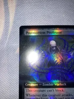 magic: the gathering secrets of strixhaven Postmortem Professor Ext Foil R 0327 - Image 2