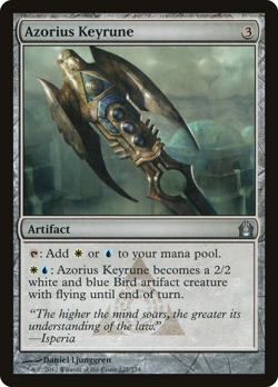 AZORIUS KEYRUNE mtg Lightly Played Return To Ravnica Unc - Image 1