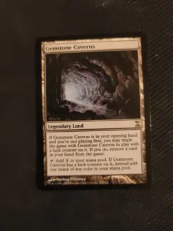 Gemstone Caverns Time Spiral MTG Regular Moderately Played - Image 1