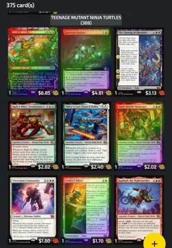 800 TMT TMC PZA Magic Gathering MtG TMNT Ninja Turtle Team-Up & Draft Night Lot - Image 5