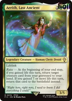 Aerith, Last Ancient (Surge Foil)- (NM)--EN-[FIC - 76] - Image 1