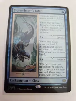 mtg, Stormchaser's Talent Bloomburrow Foil NM - Image 1