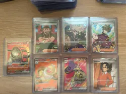 Pokemon Full Art + Trainer/ Lot 7 Cards From Random Sets NM/M. All Cards Shown - Image 1