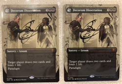 Decorum Dissertation X2, Strixhaven, Borderless, Magic: the Gathering NM Mythics - Image 1